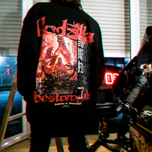 画像をギャラリービューアに読み込む, ゴジラ【デストロイア】</br>スウェット body:BLK</br>ポーチ&ステッカー付き