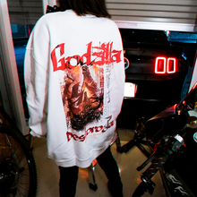 画像をギャラリービューアに読み込む, ゴジラ【デストロイア】</br>スウェット body:WHT</br>ポーチ&ステッカー付き