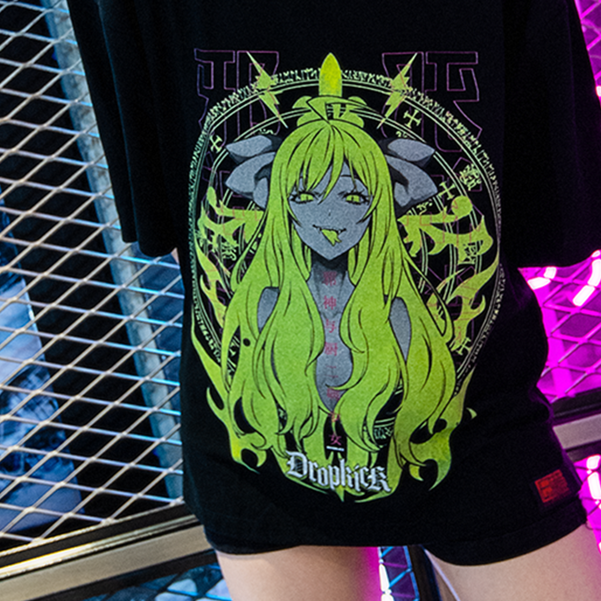 邪神ちゃんドロップキック【邪神ちゃん ver.LAM】body:Black ポーチ