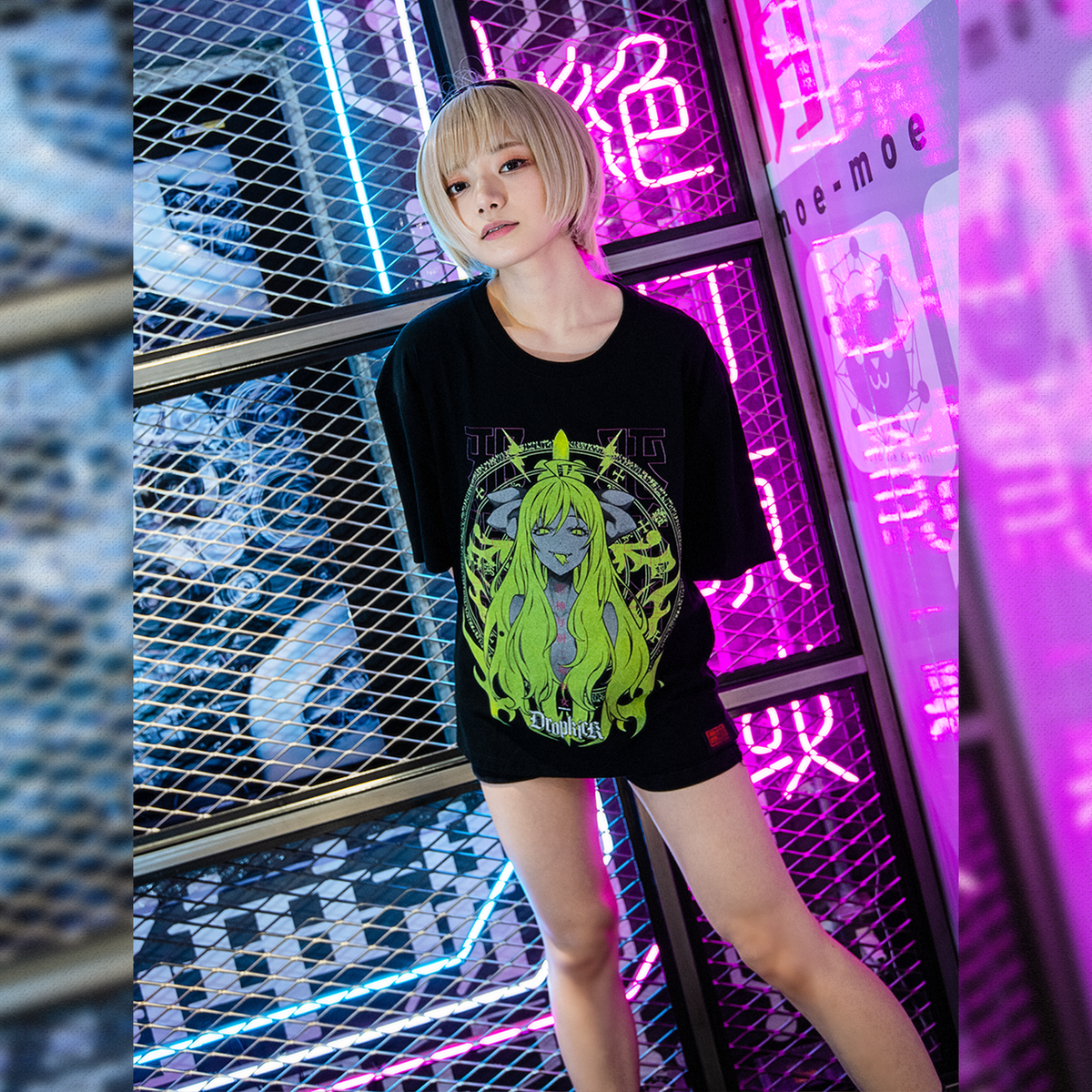 邪神ちゃんドロップキック【邪神ちゃん ver.LAM】body:Black ポーチ