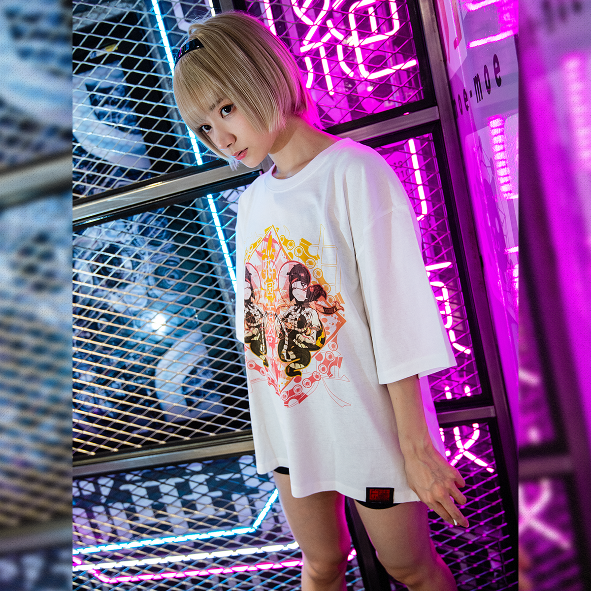 邪神ちゃんドロップキック【花園 ゆりね】スウェット body:White