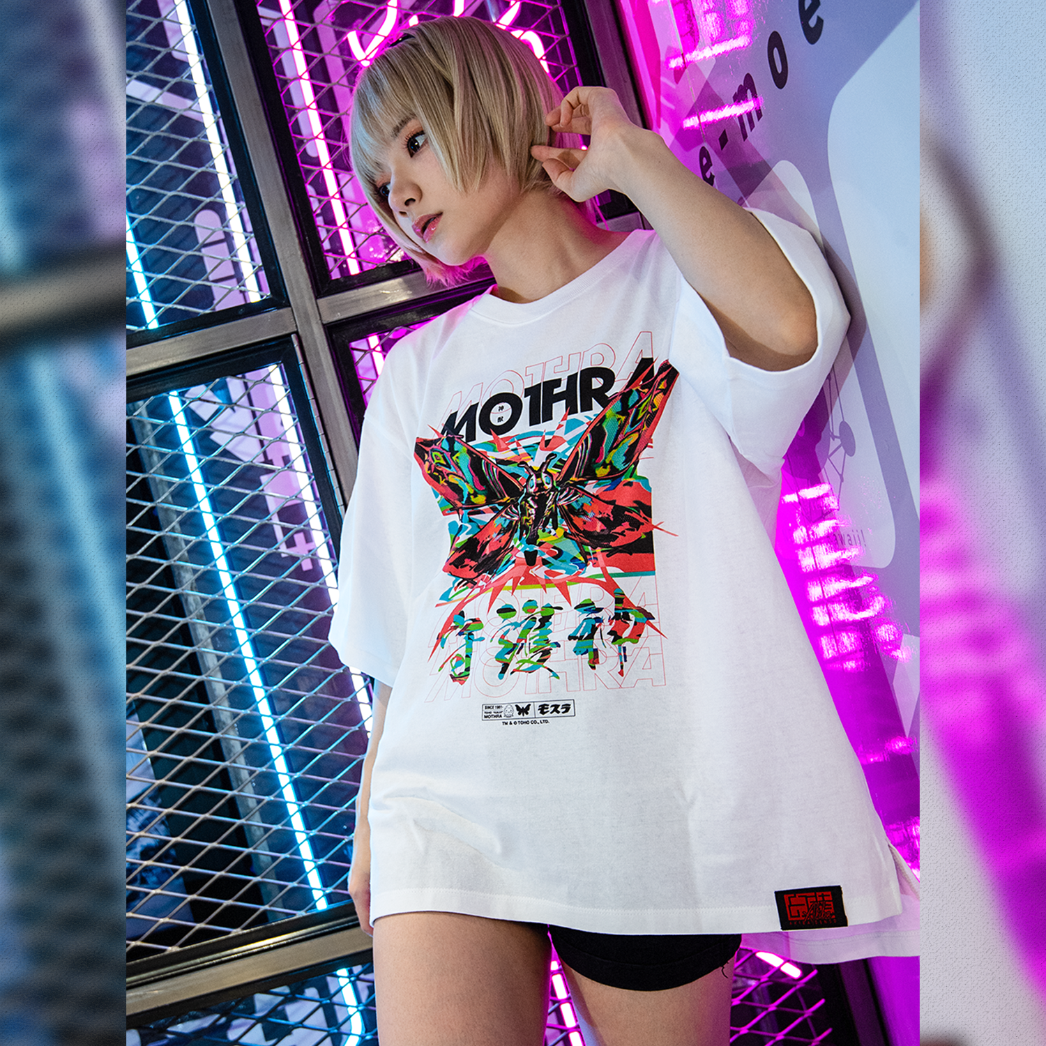 ゴジラ＋ラコステ コラボTシャツ モスラ ゴジラ＋ラコステTシャツ（税込1万5400円） - ゴジラ×ラコステの